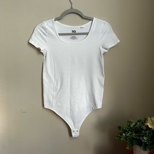 White Bodysuit Tee